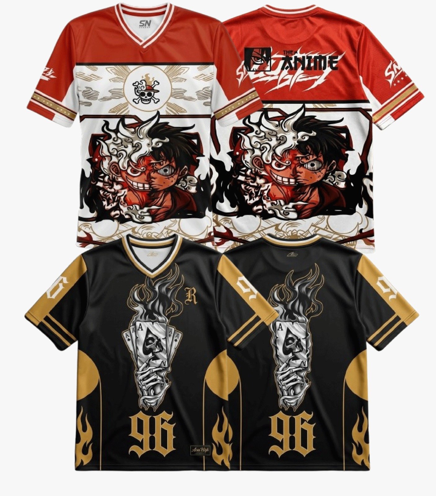Anime Dropshoulder 2Pcs Combo Delivery charge Free
